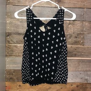 old navy tie-back tank